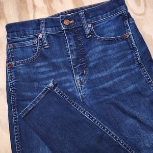 Madewell Jeans Adult 24 Blue Denim 10 in Skinny High Rise 24x28 Ladies‎ Stretch